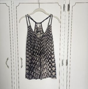 Stylish Black and Cream Women's Top